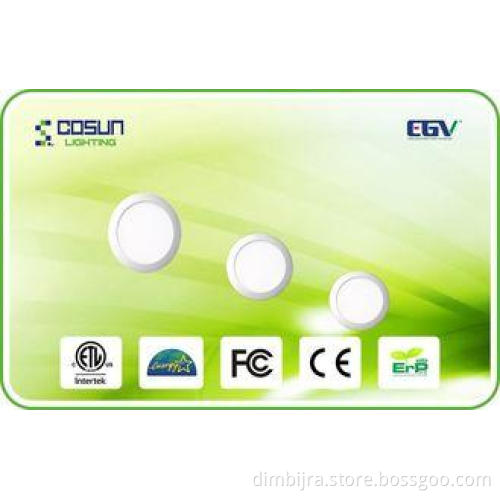 8W 6500k IP50 Restaurant LED Flat Panel Lights With High Ef